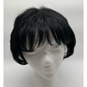 It’s A Wig Short Black Hair Adjustable Human Hair Premium Mix